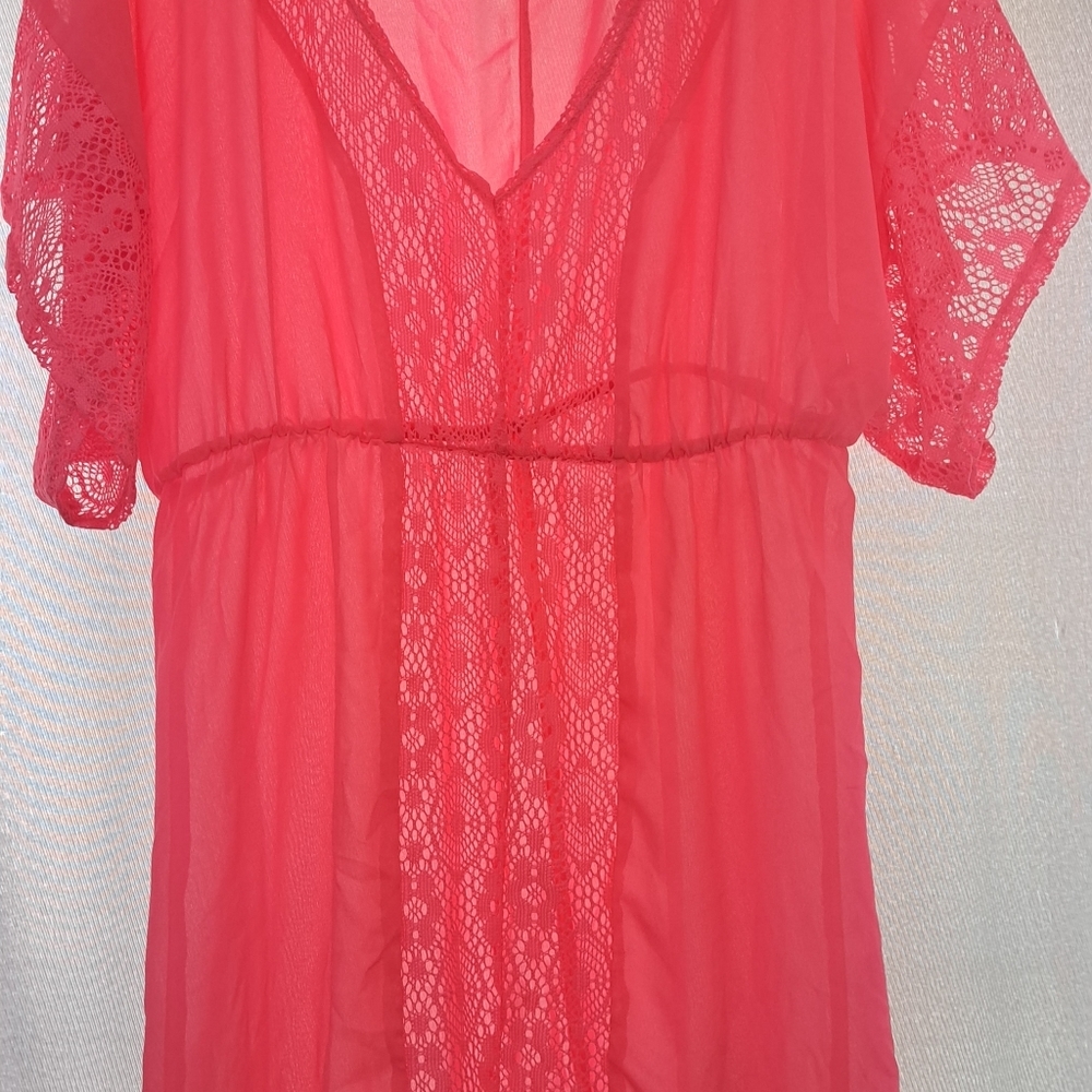Xhilaration orange Swim Cover Up